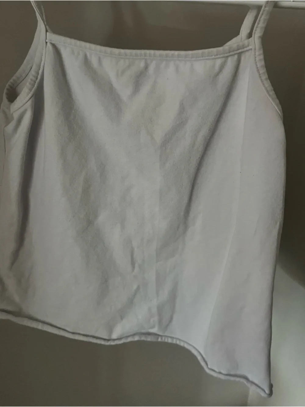 Brandy Melville Light Gray Scoop Neck Tank - Picture 2 of 3